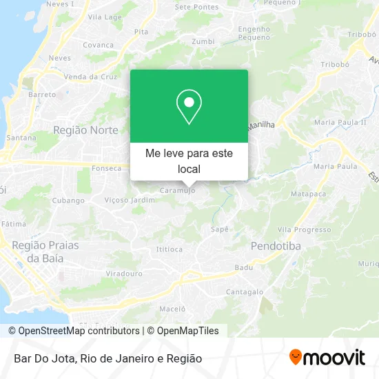 Bar Do Jota mapa
