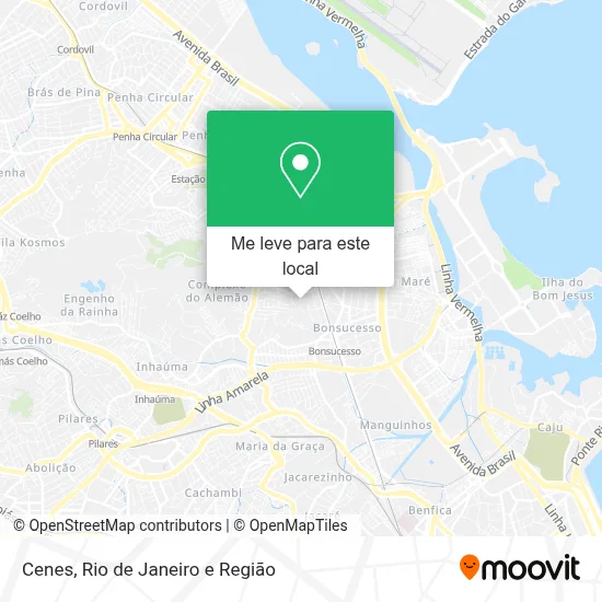 Cenes mapa