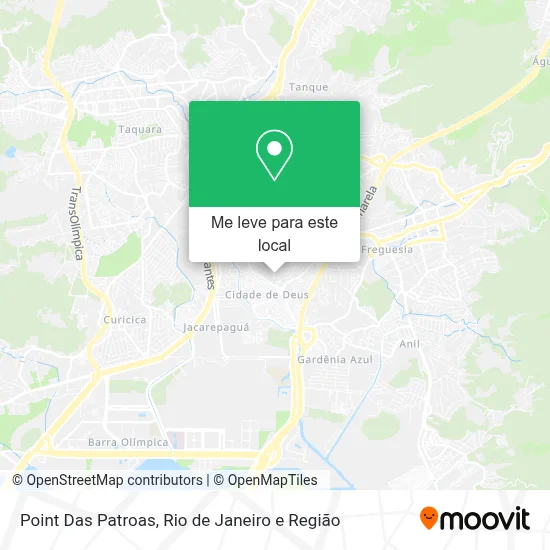 Point Das Patroas mapa