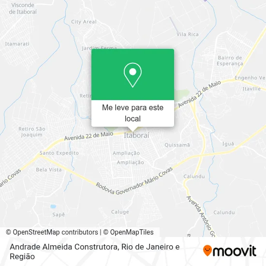 Andrade Almeida Construtora mapa