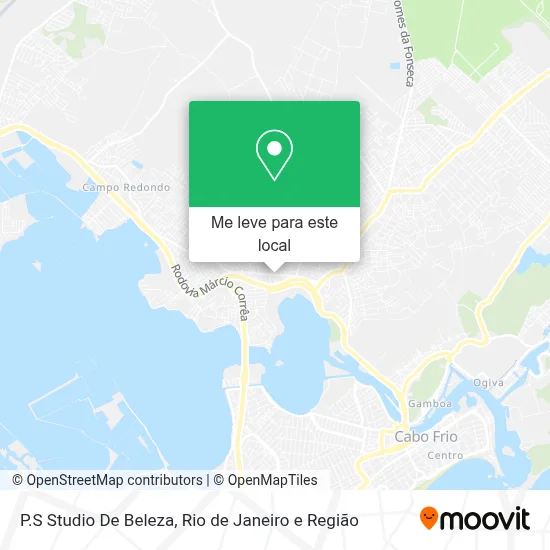 P.S Studio De Beleza mapa