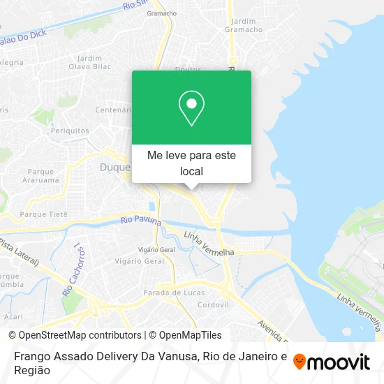 Frango Assado Delivery Da Vanusa mapa