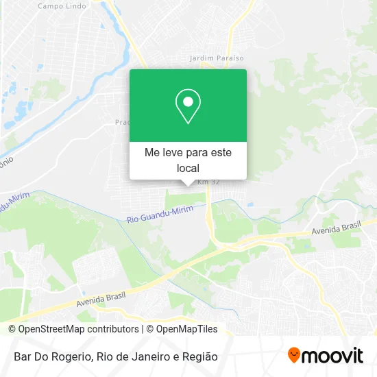 Bar Do Rogerio mapa