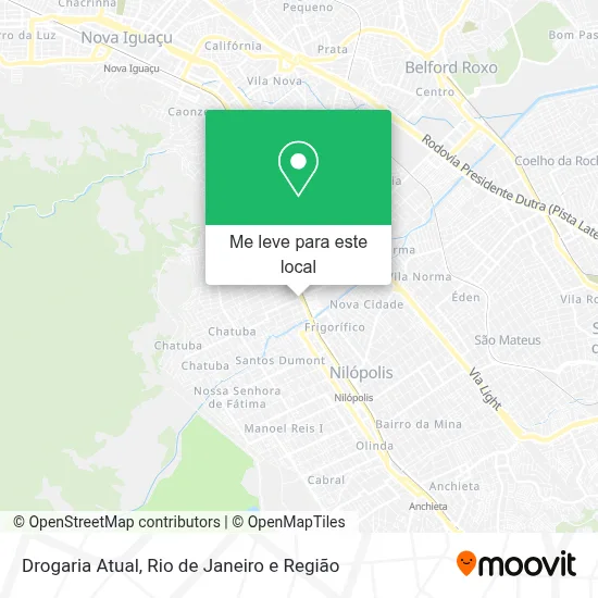 Drogaria Atual mapa