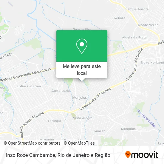 Inzo Roxe Cambambe mapa