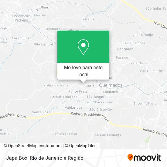 Japa Box mapa