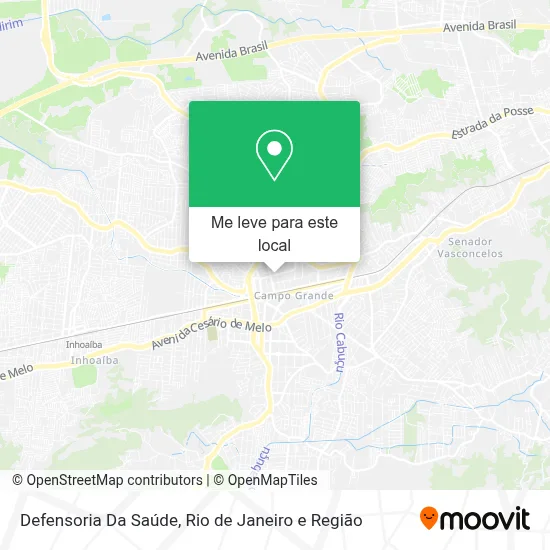 Defensoria Da Saúde mapa