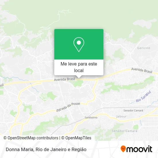 Donna Maria mapa