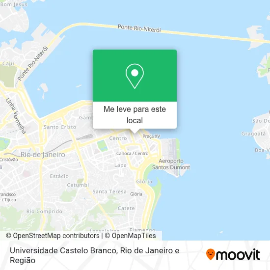 Universidade Castelo Branco mapa