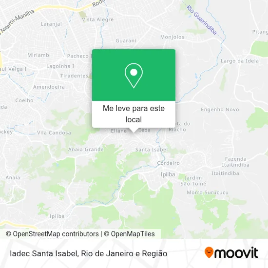 Iadec Santa Isabel mapa