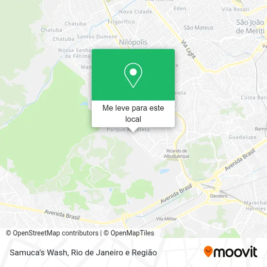 Samuca's Wash mapa
