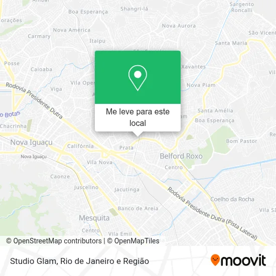 Studio Glam mapa