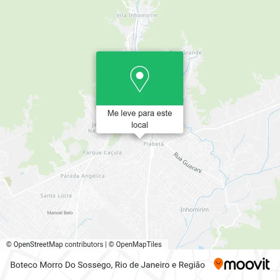 Boteco Morro Do Sossego mapa