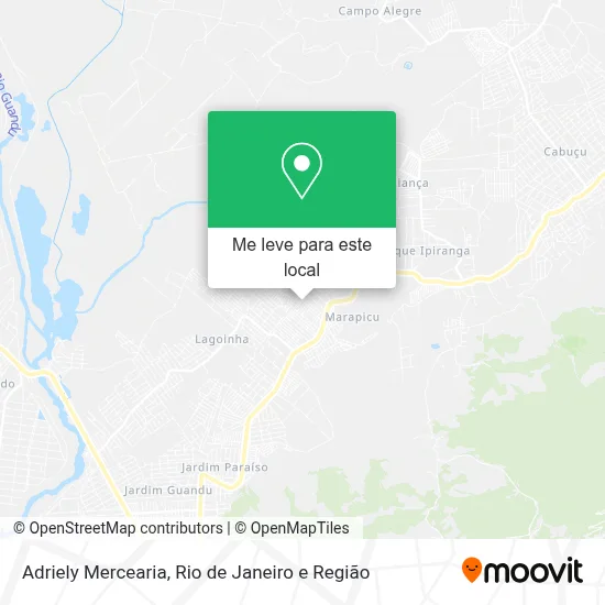 Adriely Mercearia mapa