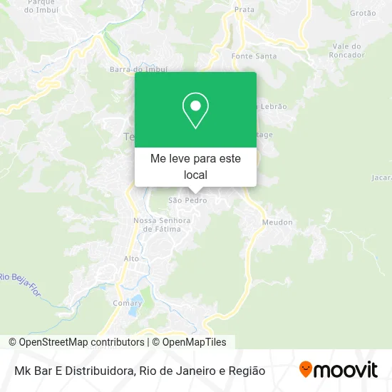 Mk Bar E Distribuidora mapa