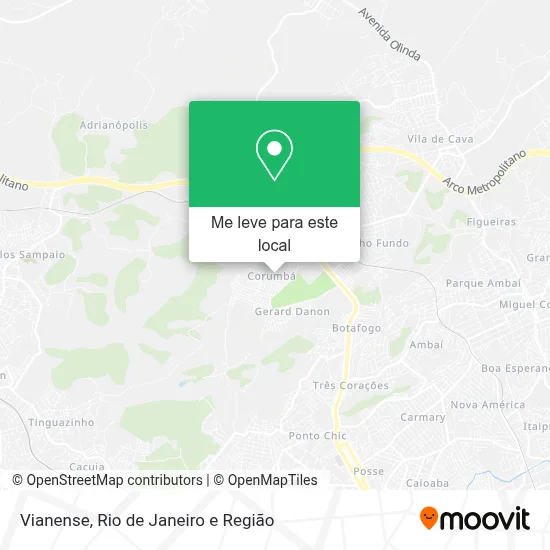 Vianense mapa