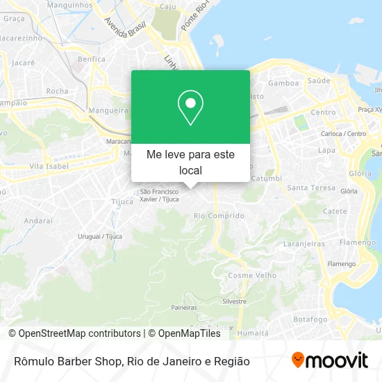 Rômulo Barber Shop mapa