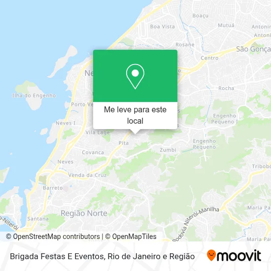 Brigada Festas E Eventos mapa