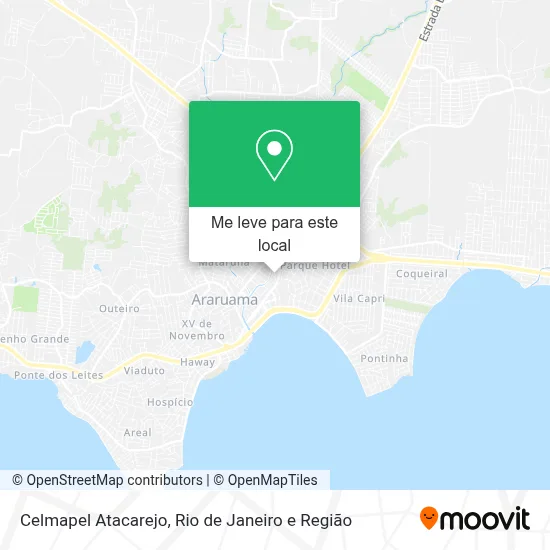 Celmapel Atacarejo mapa