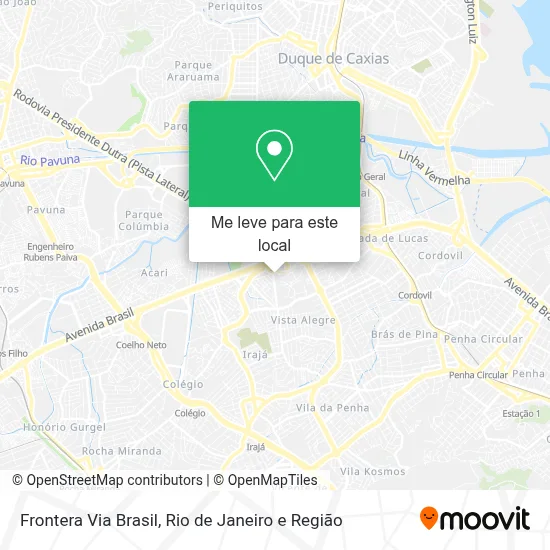 Frontera Via Brasil mapa