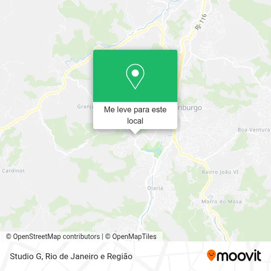 Studio G mapa