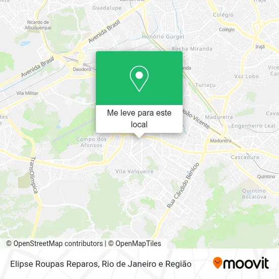 Elipse Roupas Reparos mapa