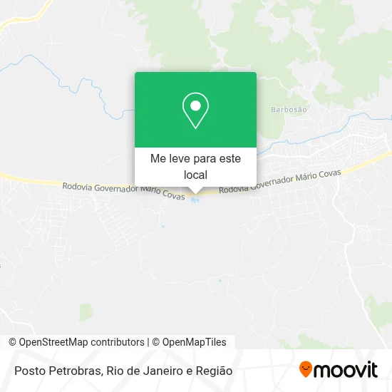 Posto Petrobras mapa