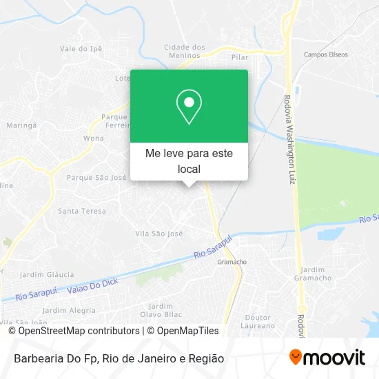 Barbearia Do Fp mapa