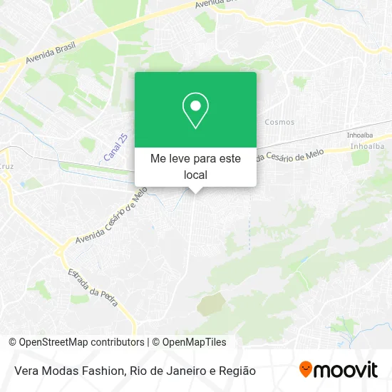 Vera Modas Fashion mapa