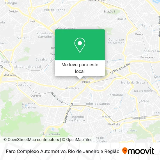 Faro Complexo Automotivo mapa