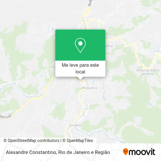Alexandre Constantino mapa