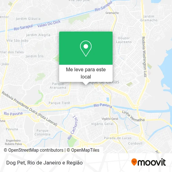 Dog Pet mapa