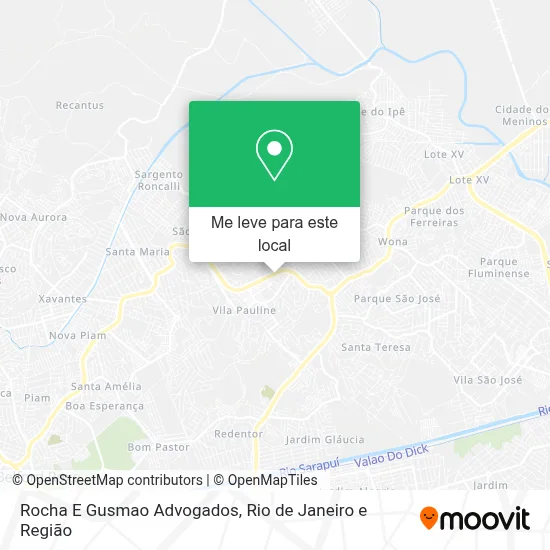 Rocha E Gusmao Advogados mapa