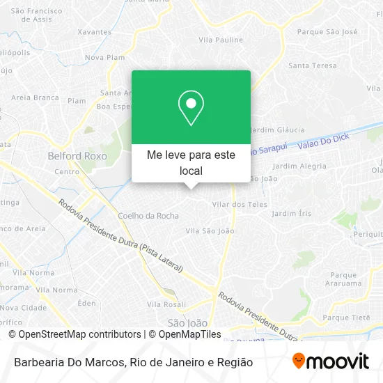 Barbearia Do Marcos mapa