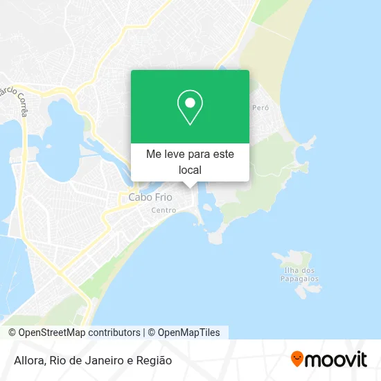 Allora mapa