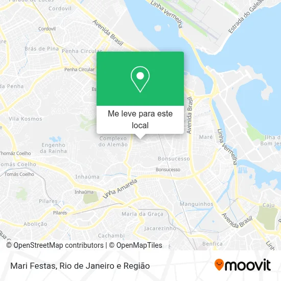 Mari Festas mapa
