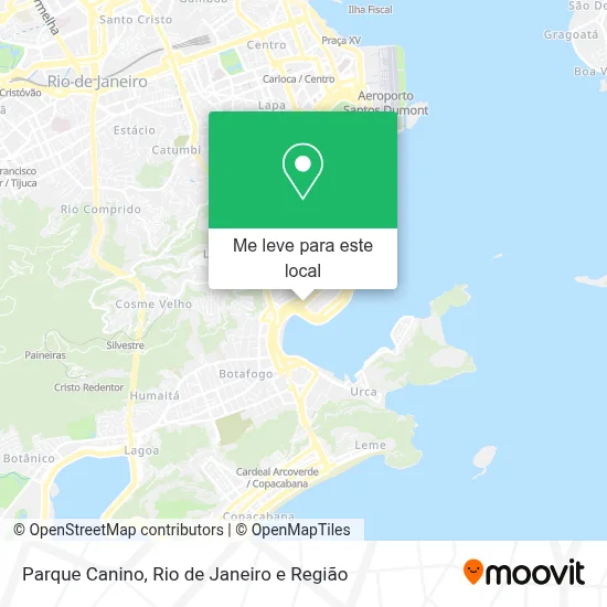 Parque Canino mapa