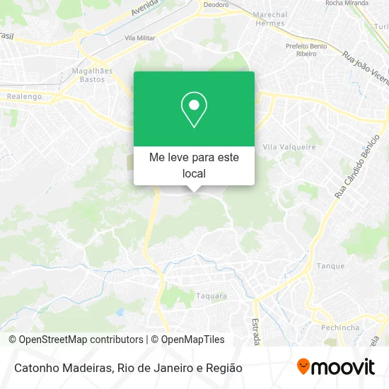 Catonho Madeiras mapa