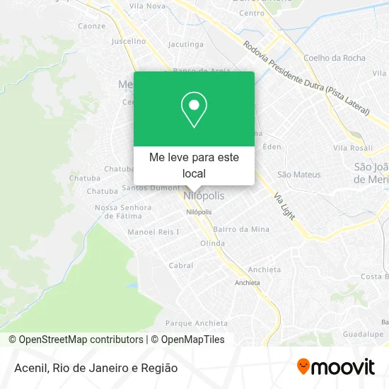 Acenil mapa