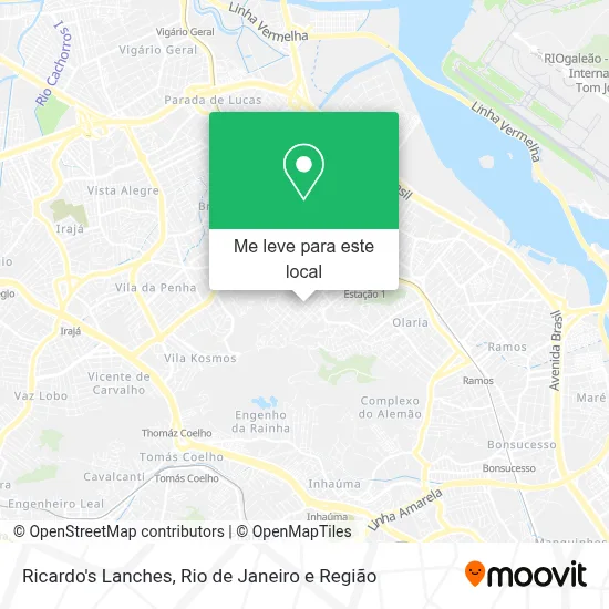 Ricardo's Lanches mapa