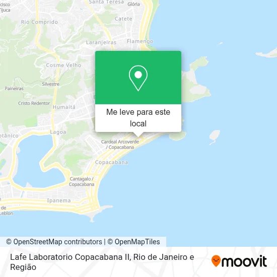 Lafe Laboratorio Copacabana II mapa