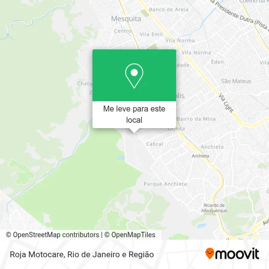 Roja Motocare mapa