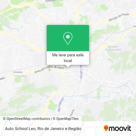 Auto School Leo mapa