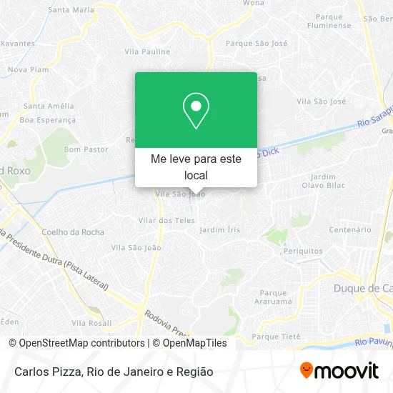 Carlos Pizza mapa