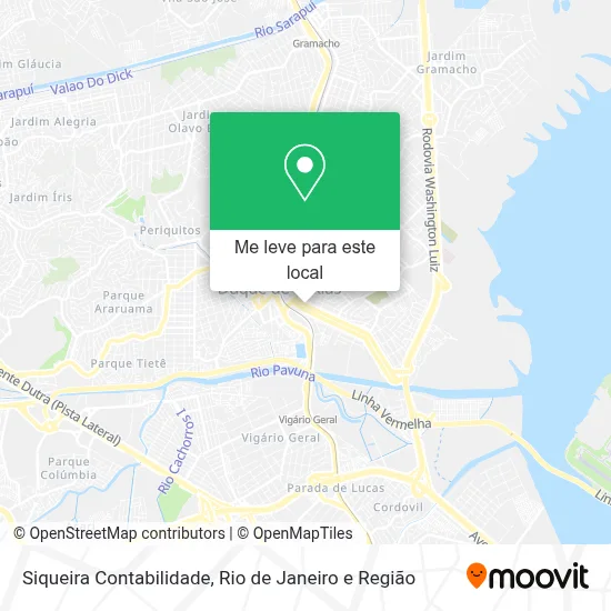Siqueira Contabilidade mapa