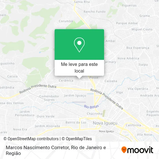 Marcos Nascimento Corretor mapa