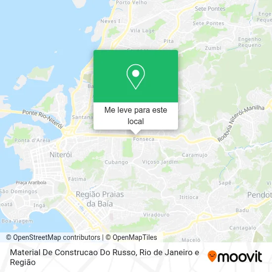 Material De Construcao Do Russo mapa