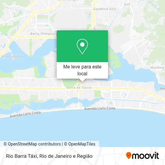 Rio Barra Táxi mapa