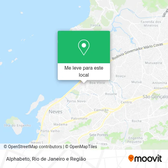 Alphabeto mapa