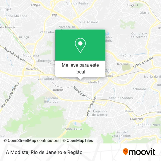 A Modista mapa
